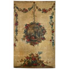 Large 18th Century French Oil on Canvas Wall Panel 8