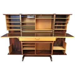 Mummenthaler & Meier “Magic Box” Transforming Rosewood Desk