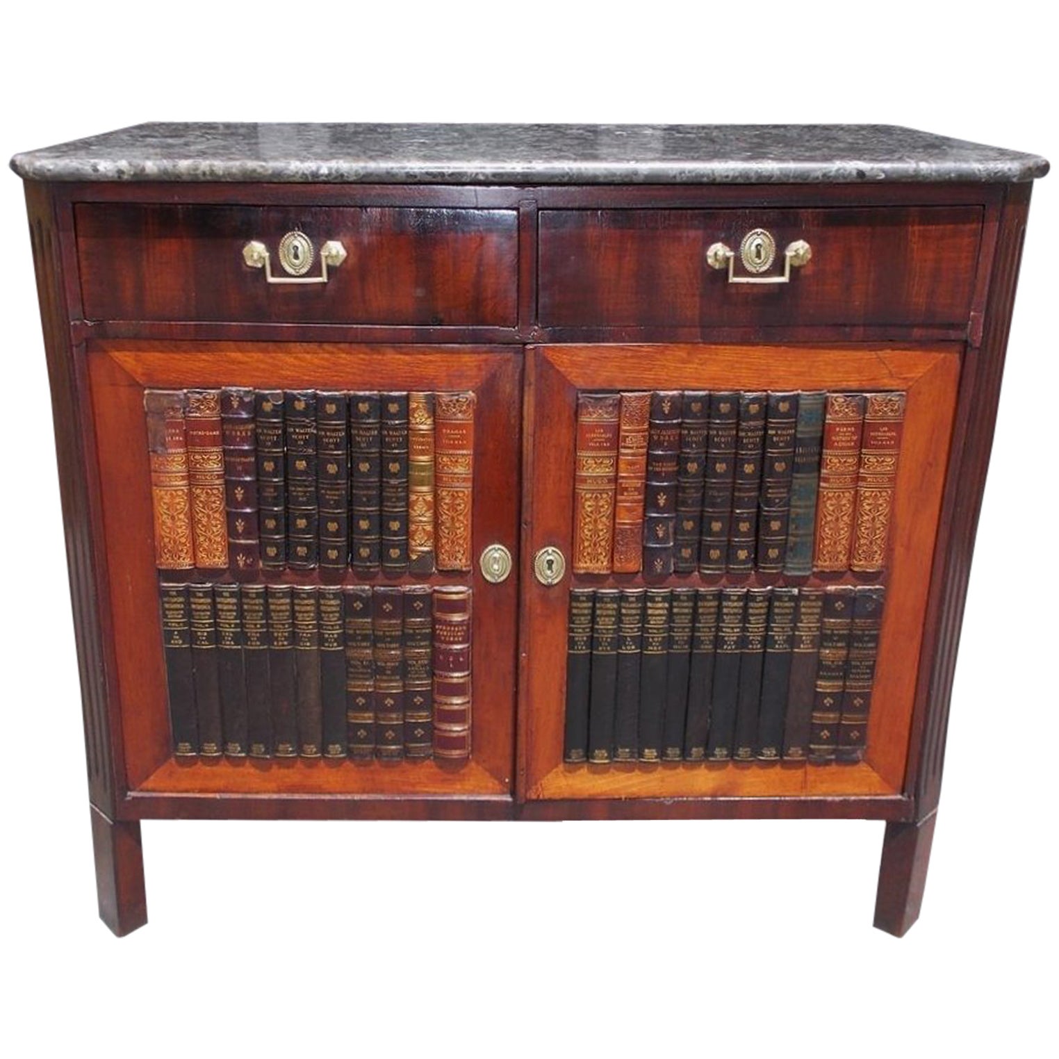 English MarbleTop Chest at 1stDibs