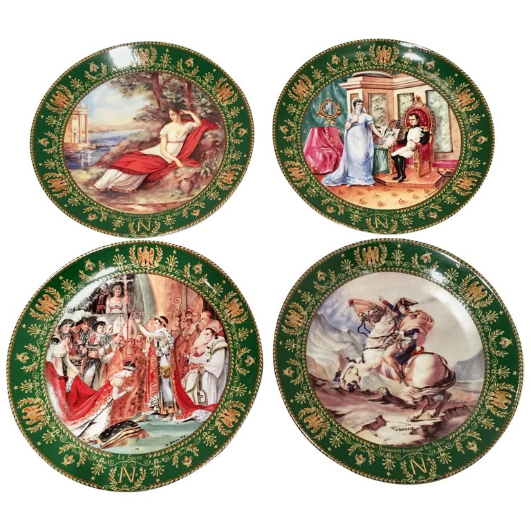 1980'S Limoge France Napoleon and Josephine Collector Plates S/4 For Sale  at 1stDibs | napoleon plates, limoges collector plates, limoges napoleon  porcelain