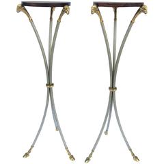 Pair of Neoclassical Plant Stands Attributed to Maison Jansen