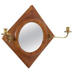 Leather Mirror