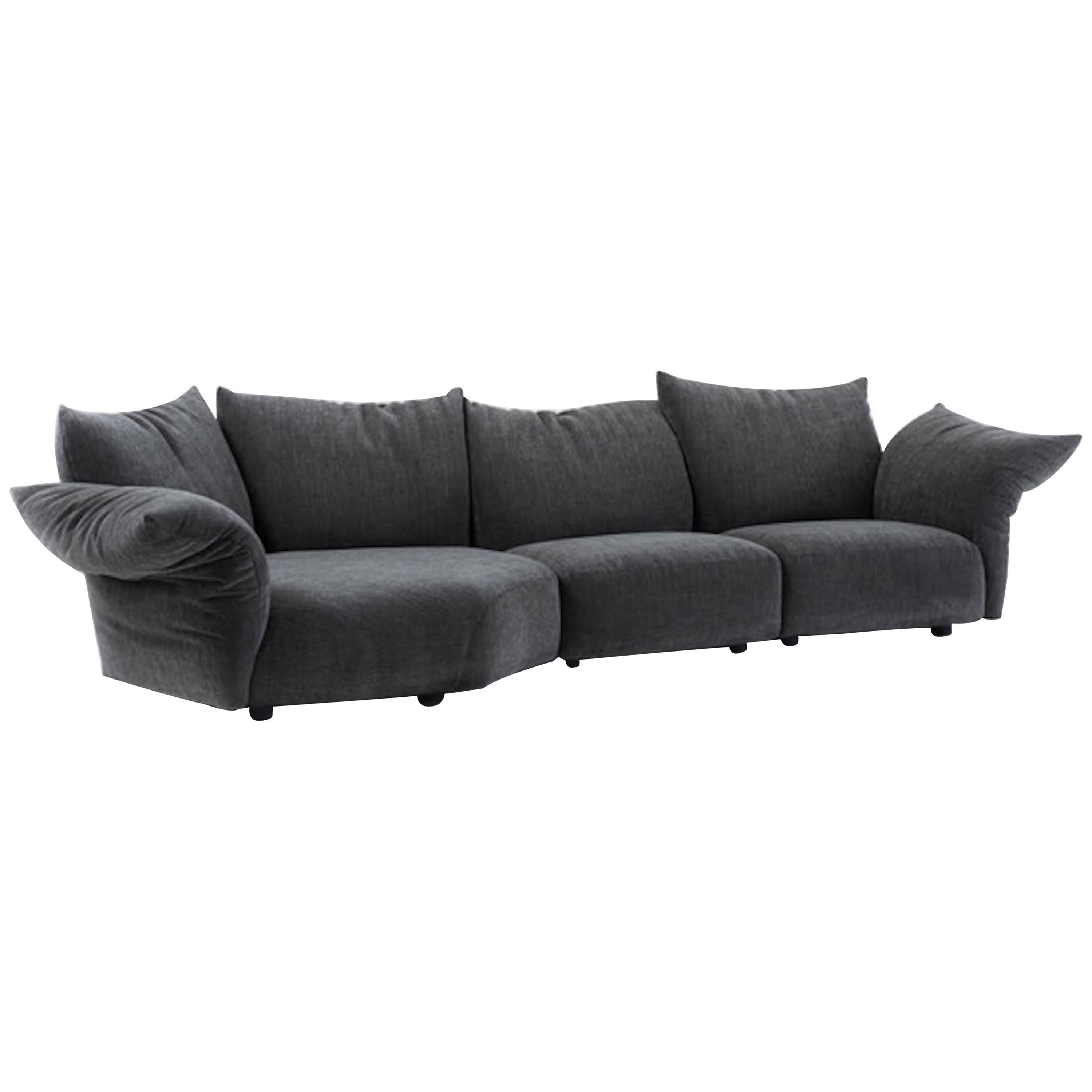 Standard Sofa by EDRA with "Smart" Adjustable Pillows For Sale