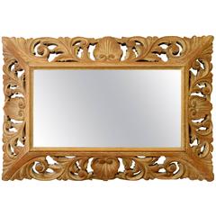 Limed Oak Rectangular Mirror