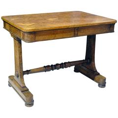 William IV Period Pollard Oak Library Table