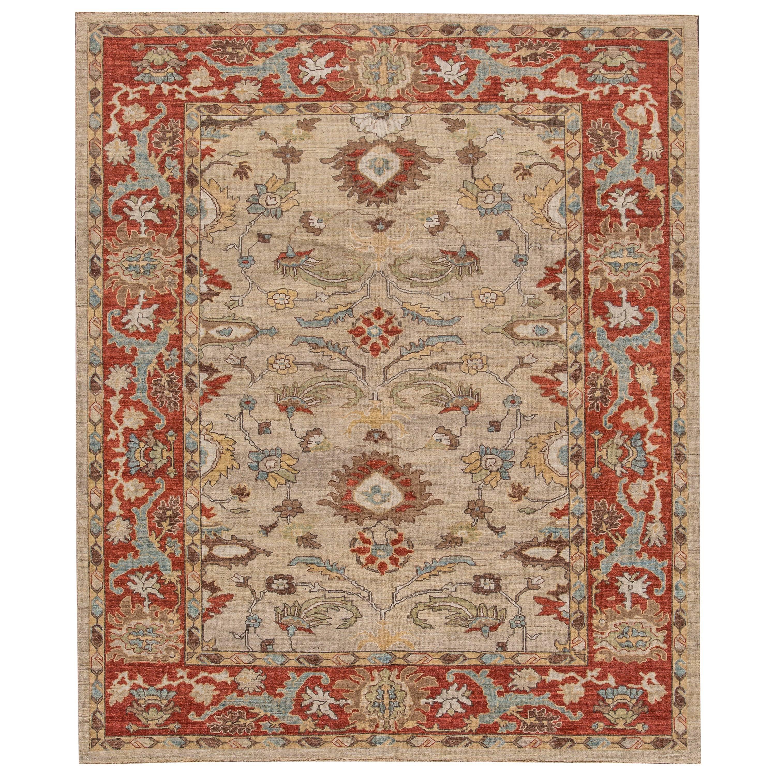 Simply Beautiful Square Overdyed Rug For Sale at 1stDibs
