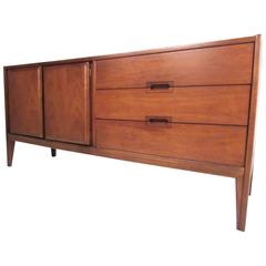 United Furniture Corporation Mid-Century Walnut Credenza 2
