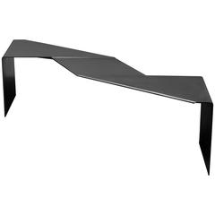 Fold Bench in Blackened Steel by Uhuru Design 9