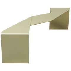 Fold Bench in Brass by Uhuru Design 1