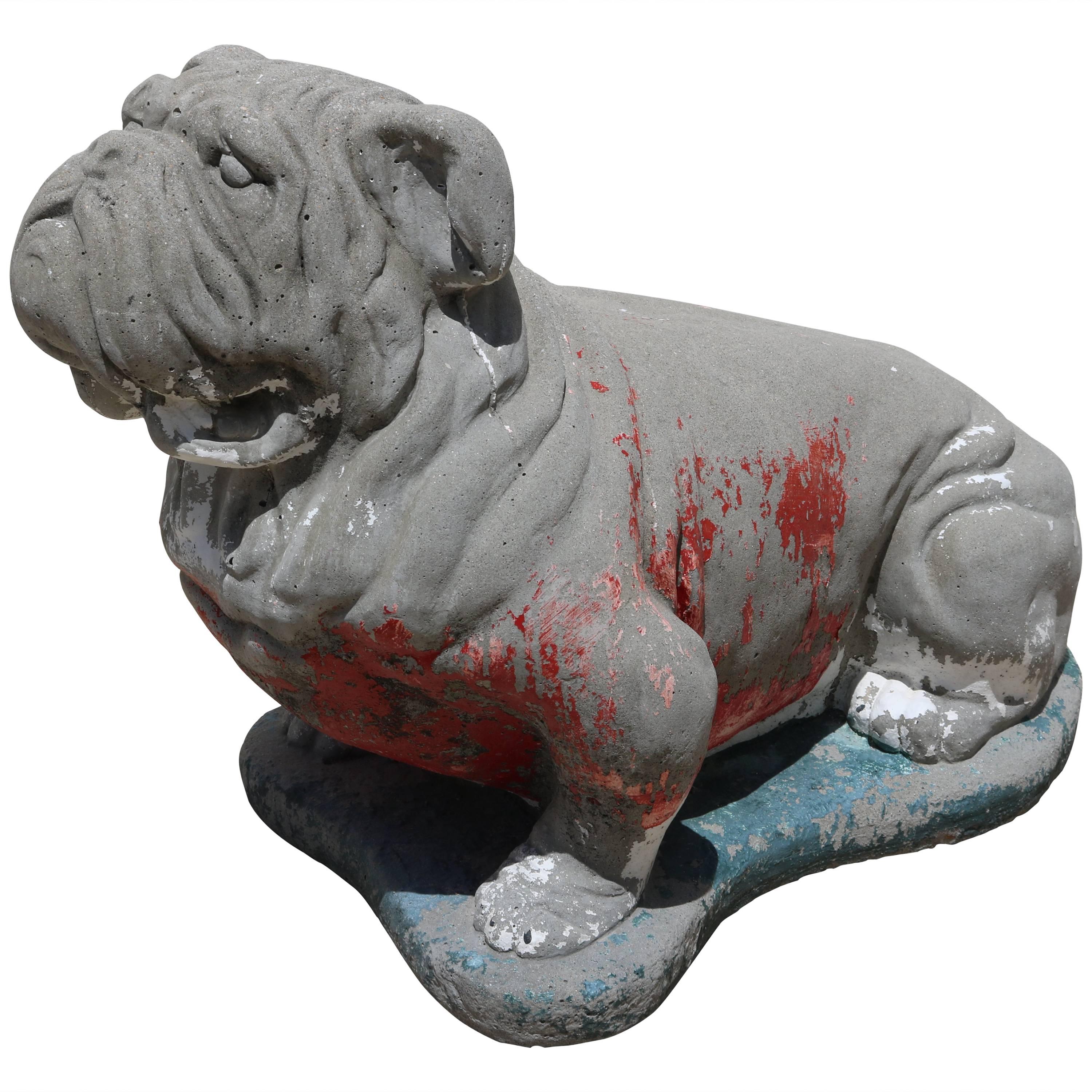 "Georgia Bulldog" Concrete Sculpture