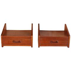 Vintage Danish Teak Wallmounts 10