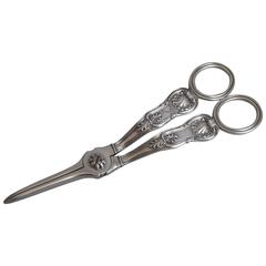Very Rare Pair of George III Grape Shears Made by Paul Storr