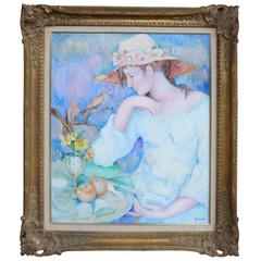 $9000 Rare Important Lrg Orig Painting from Jean Marie Gallery by Jacques Boeri