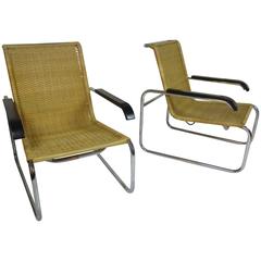 Marcel Breuer B 35 Chairs for Thonet