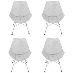 Set of Four Dining Chairs Attributed to Salterini 8