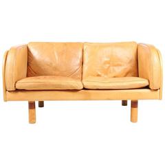 Sofa in Patinated Leather by Jørgen Gammelgaard 10
