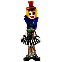 Murano Glass Clown, Italy, 1950s 8