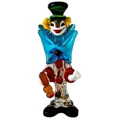 Murano Glass Clown Italy, 1950s 9