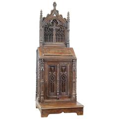 Used 19th Century Carved Oak Prie-Dieu