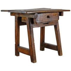 Early 19th Century French Provincial Primitive Side Table