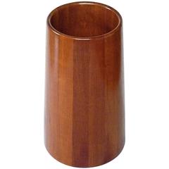 Luxus High Quality Midcentury Scandinavian Modern Teak Umbrella Stand, Danish