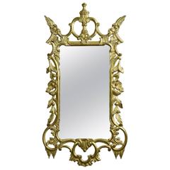 Chippendale Style Giltwood Wall Mirror