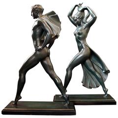 Art Deco Sculpture Pair