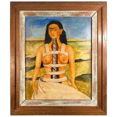 Fascinating Painting after the Famous Frida Kahlo