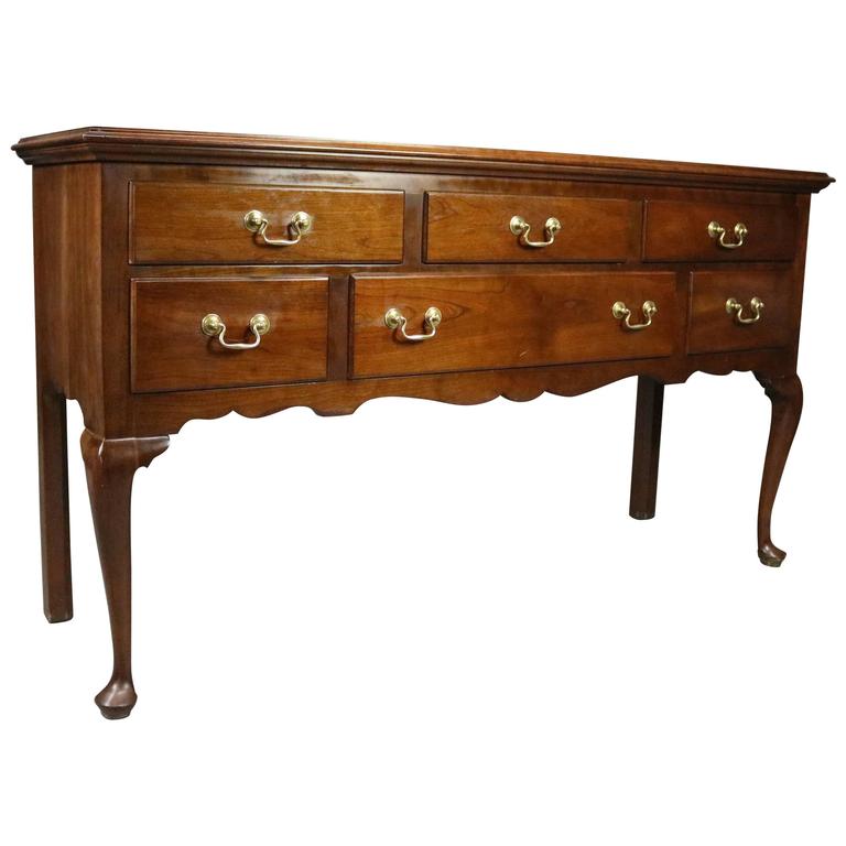 Vintage L. and J.G. Stickley Cherry Valley Collection SixDrawer Server