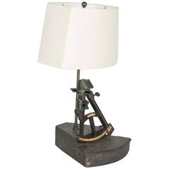 Early 19th Century Nautical Octant Now as Table Lamp 5