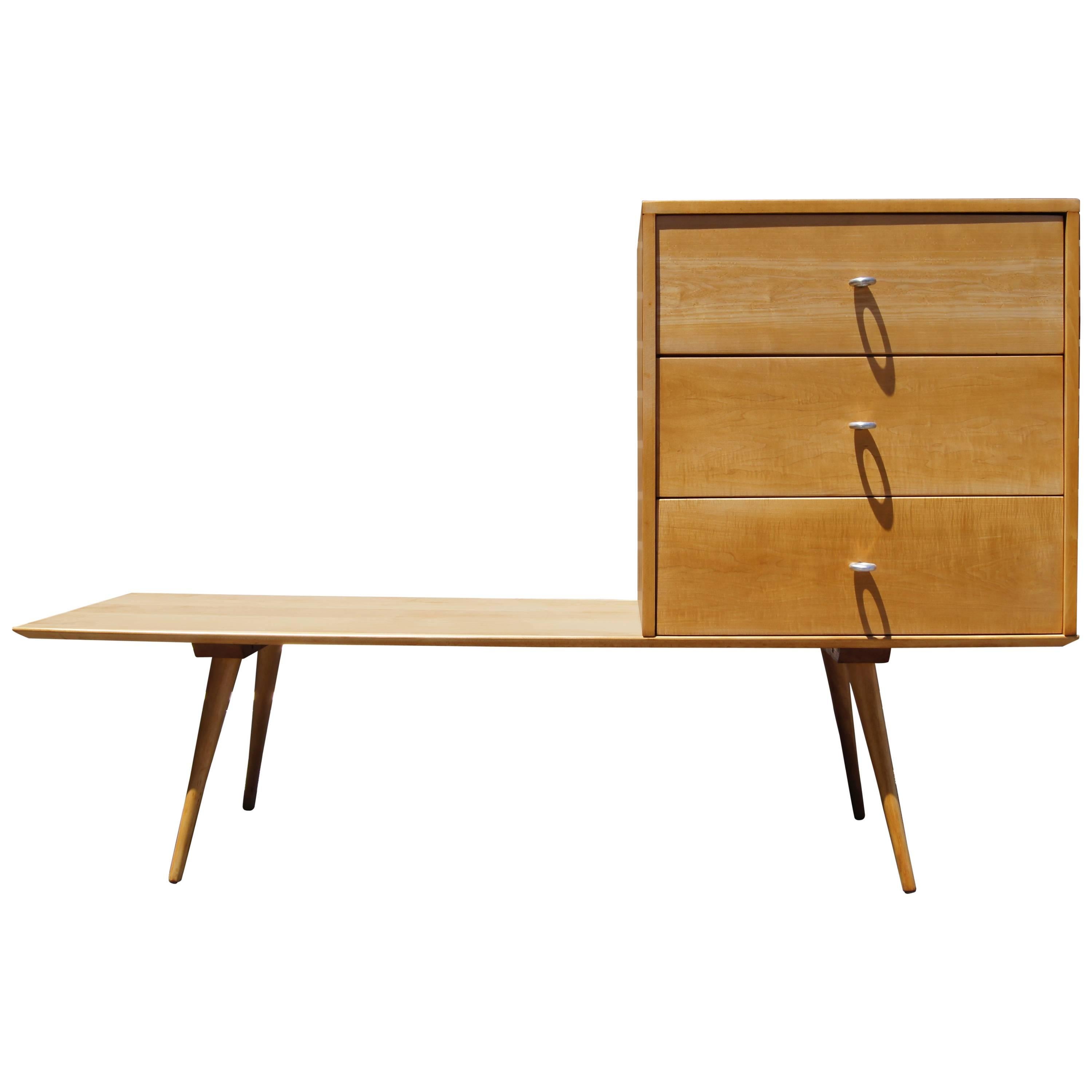 Planner Group Three-Drawer Chest on Low Table by Paul McCobb for Winchendon 