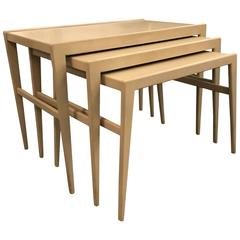 Italian Mid-Century Modern Ico Parisi for Singer & Son S/3 Stacking Tables 8