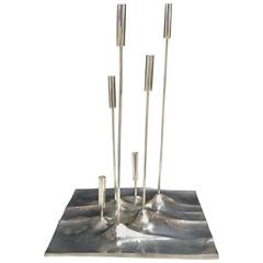 Candelabrum by Tapio Wirkkala "Sol Lunaire" 9