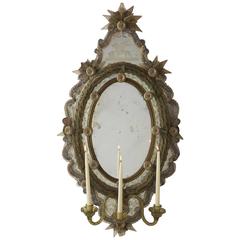 Antique Ornate Venetian Murano Glass Mirror, circa 1810