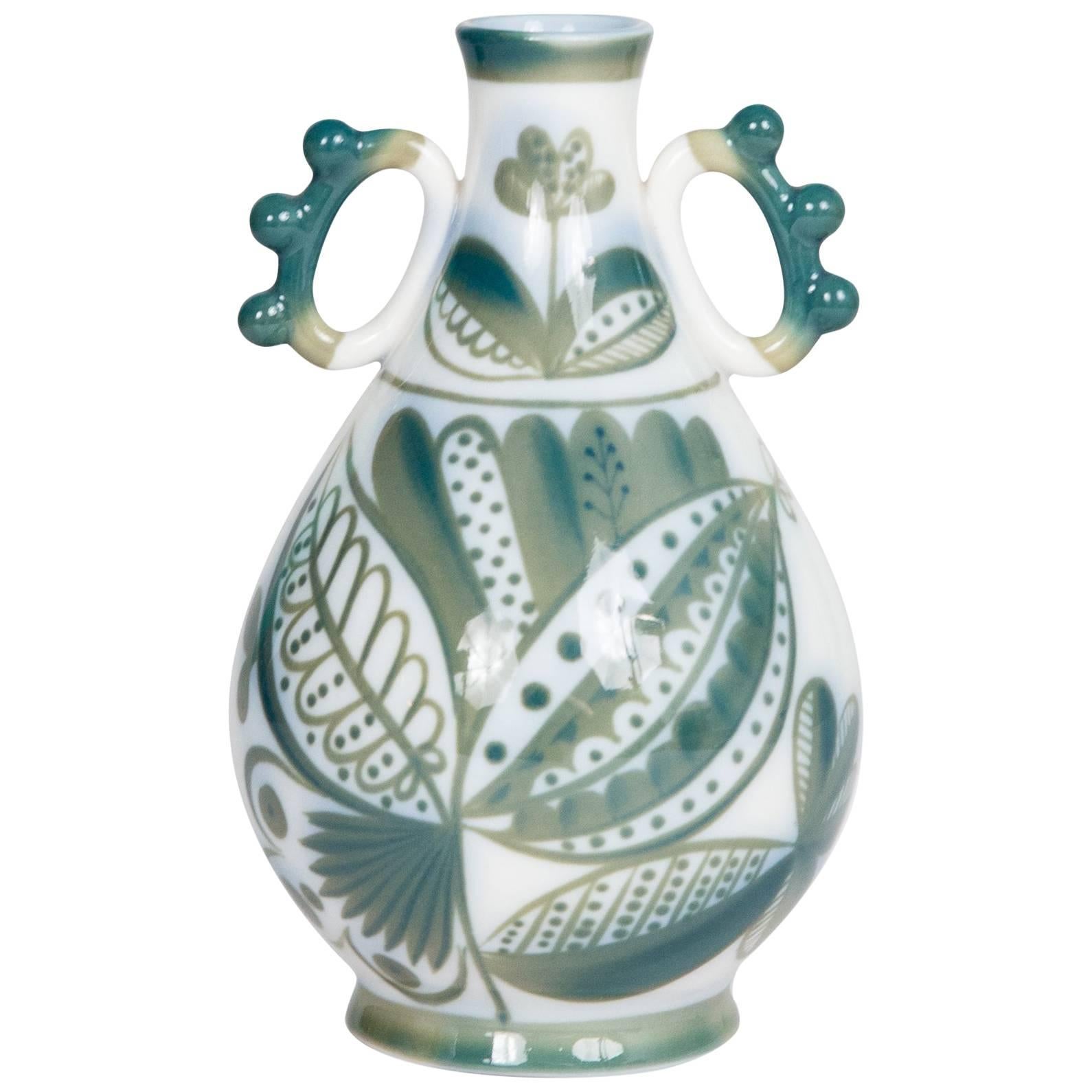 Leningrad Porcelain Vase, Soviet, 1920s For Sale