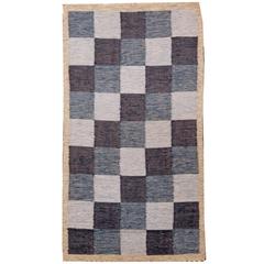 Vintage Swedish Flat-Woven Rug 3