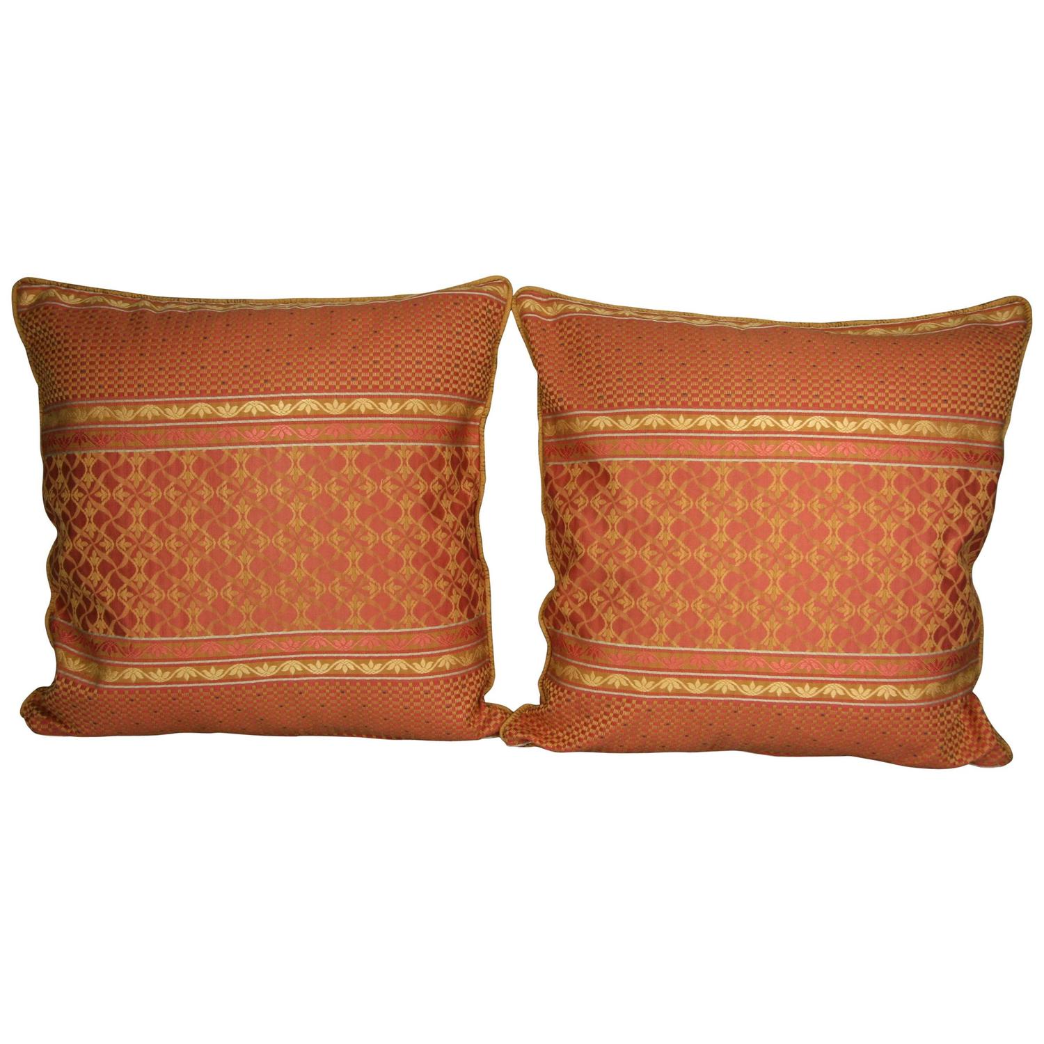 Pair of Vintage Italian Pillow at 1stdibs