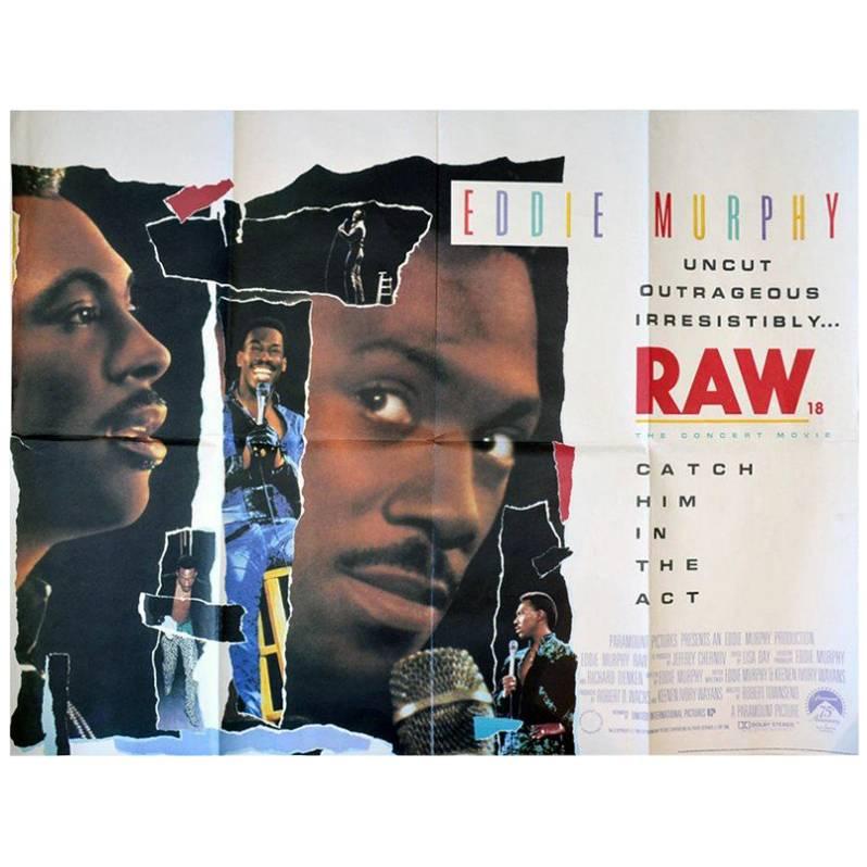 "Eddie Murphy Raw" Film Poster, 1987 For Sale