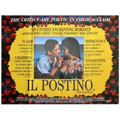 Vintage "IL Postino: The Postman" Film Poster, 1994