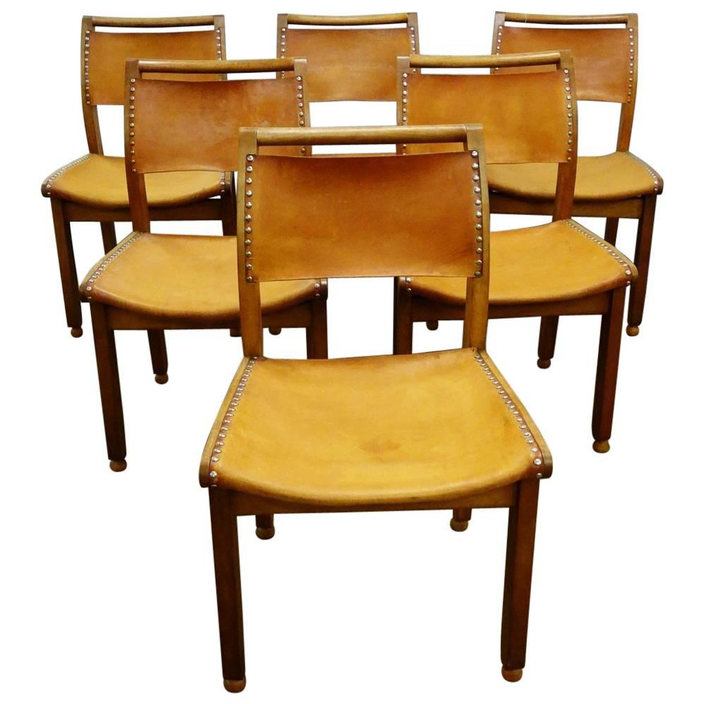 John Makepeace Workshops set of six vintage modernist chairs, circa 1980s For Sale