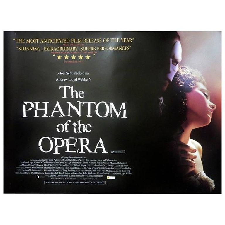 phantom of the opera 2004 poster phantom of the opera 2004 poster