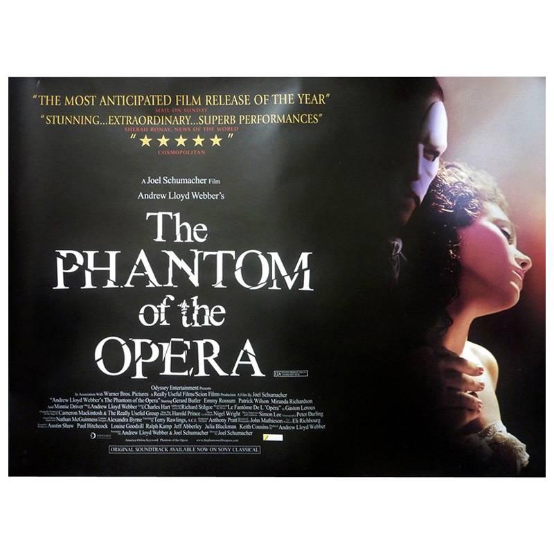 "The Phantom of the Opera" Film Poster, 2004 For Sale
