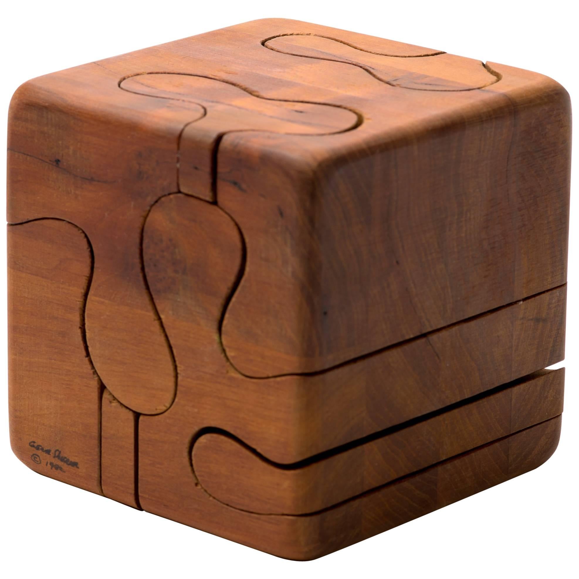 Gene Sherer Wooden Cube Puzzle