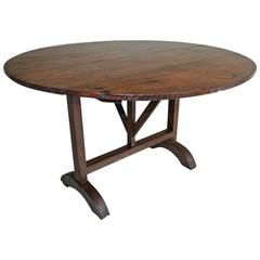 19th Century Tilt-Top Wine Tasting Table