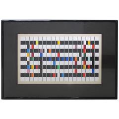 Signed Color Serigraph by Yaacov Agam, circa 1980s Titled One and Another 4