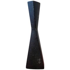 Japanese Modernist Cast Iron Vase