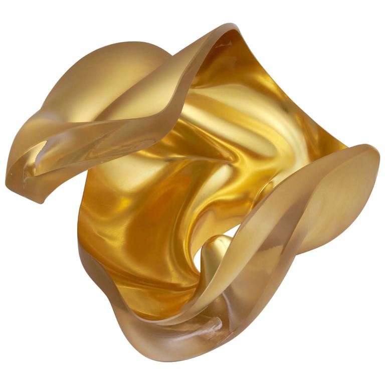 Unique Glass Sculpture by Barbara Nanning For Sale at 1stdibs