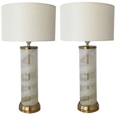 Pair of Table Lamps by Bergboms, Sweden, circa 1960