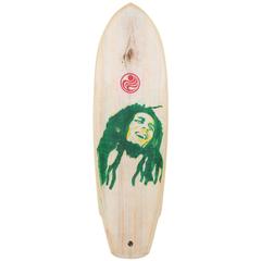 Custom-Made Hollow Wooden Surfboard Bob Marley by Olaf de Vries, 2017 3