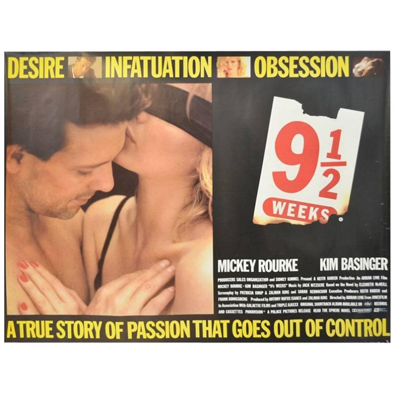 "9½ Weeks" Film Poster, 1986 For Sale